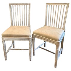 Antique Pair of Early 19th century Swedish Chairs