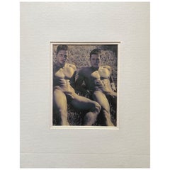 Bruce Weber Print of The Carlson Twins, 2000, Hand-Toned, Matted Male Nude #4