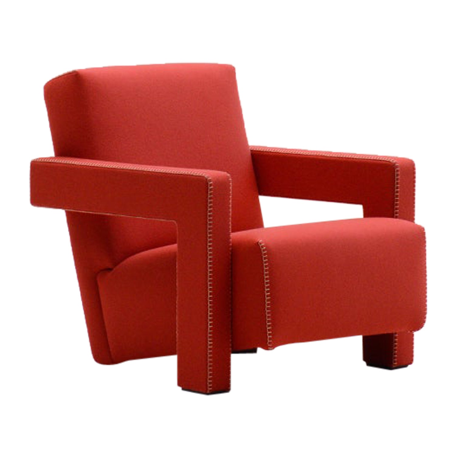“Utrecht” chair by Gerrit Rietveld for Cassina, 1990s Italy. For Sale