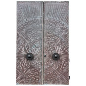 Billy Joe McCarroll and David Gillespe Heroic Sunburst Bronze Double Doors, 1971