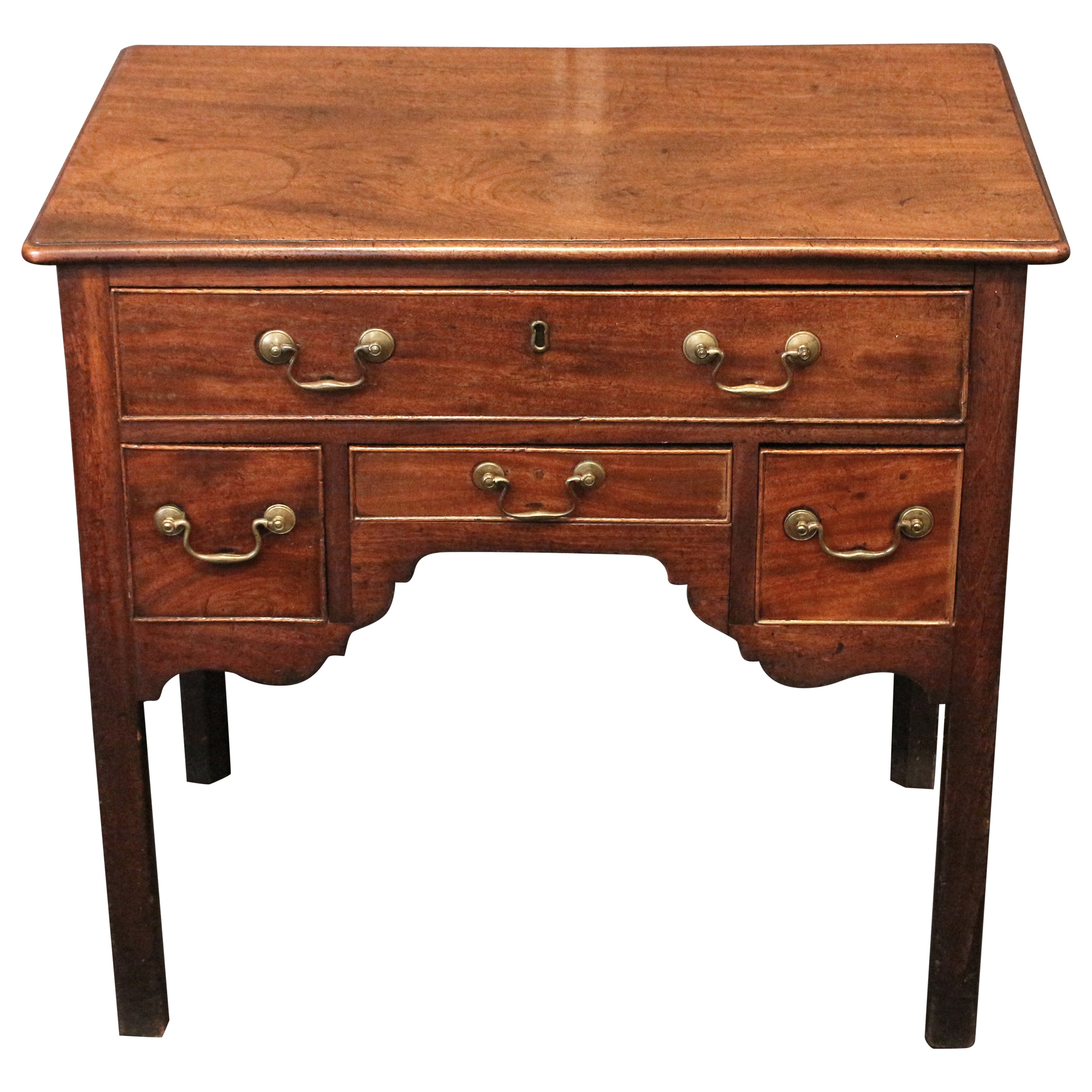 Circa 1760-80 George III Period English Lowboy Table For Sale