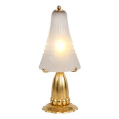 French Art Deco table lamp by Paul Follot and Muller