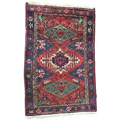 Handgefertigter Hamadan-Teppich im persischen Vintage-Stil 2.2' x 3.4', 1960er Jahre - 1W13
