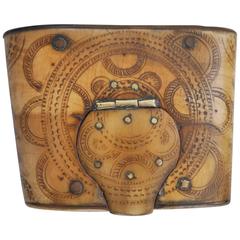 Antique 19th Century Horn Snuffbox
