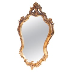 Decorative Gold Leaf Wood Mirror