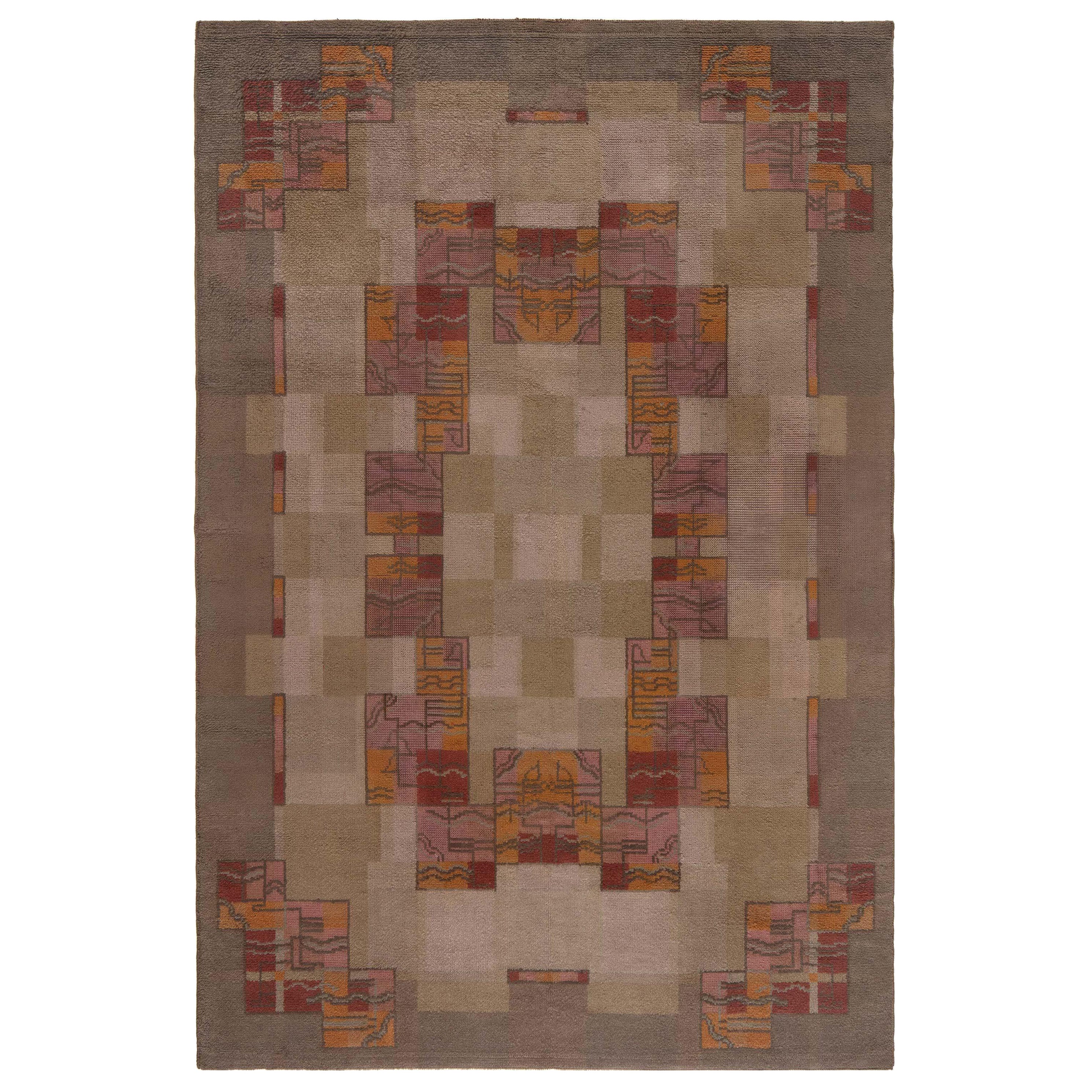 French Art Deco Rug For Sale