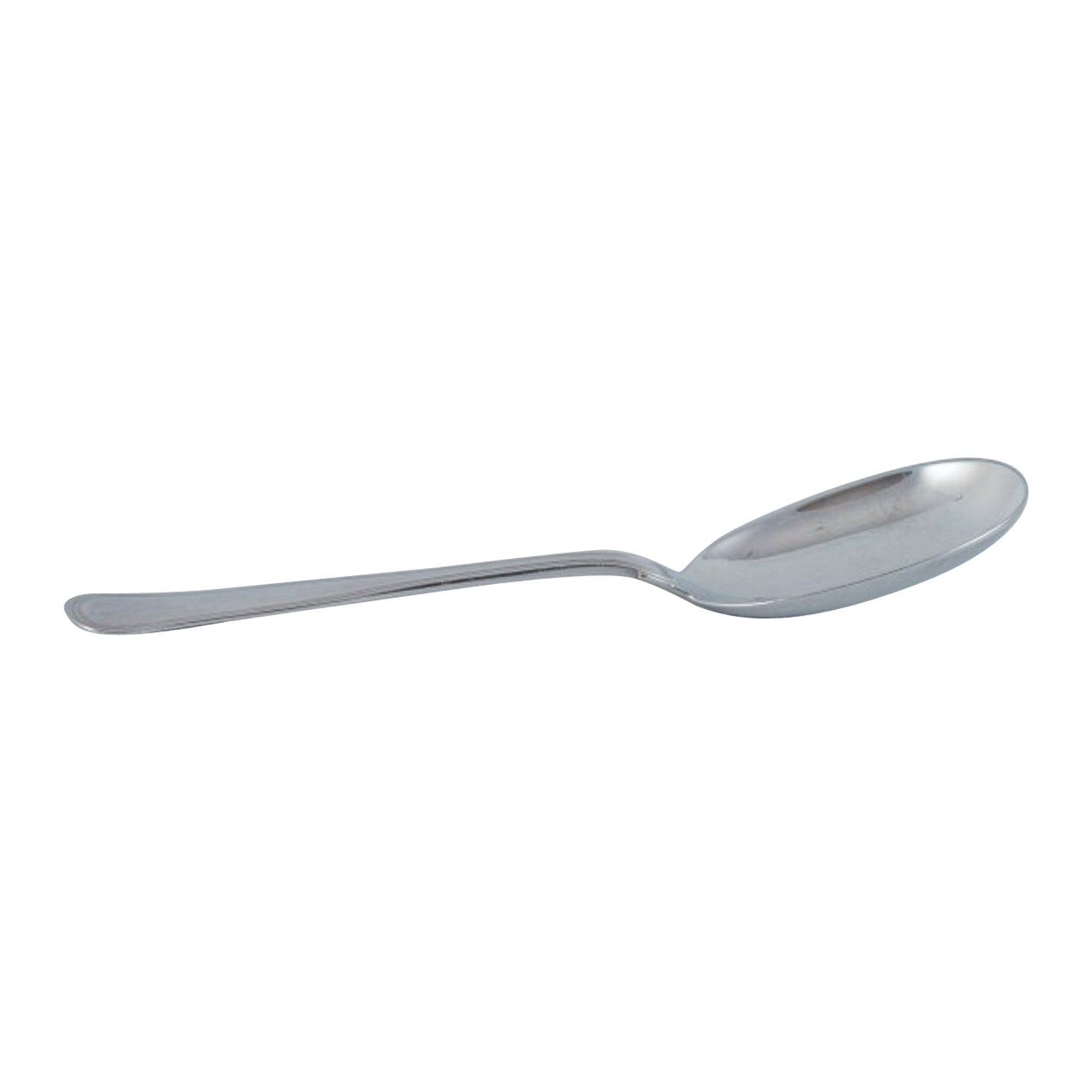 Cohr, Danish silversmith. "Old Danish" serving spoon in 830 silver. 1930s For Sale