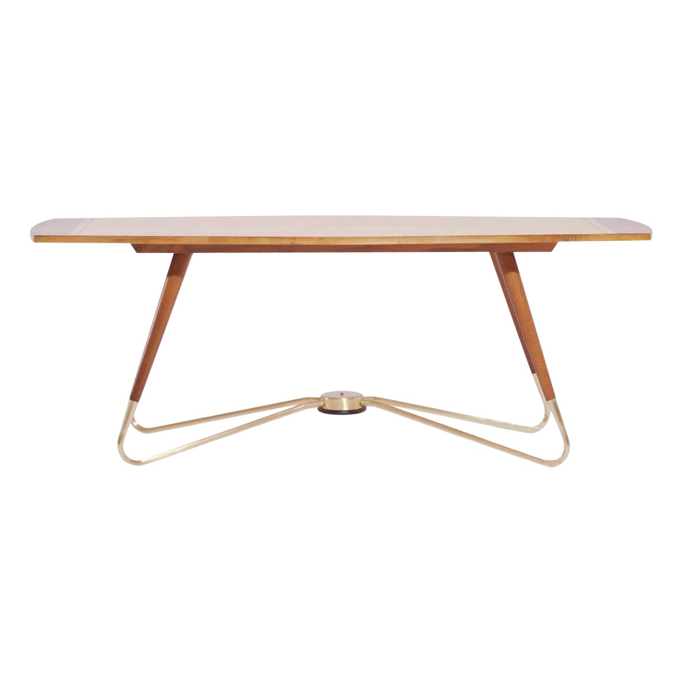 20th Century German Modern Maplewood Coffee Table - Sofa Table by Ilse Möbel For Sale