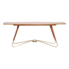 Used 20th Century German Modern Maplewood Coffee Table - Sofa Table by Ilse Möbel