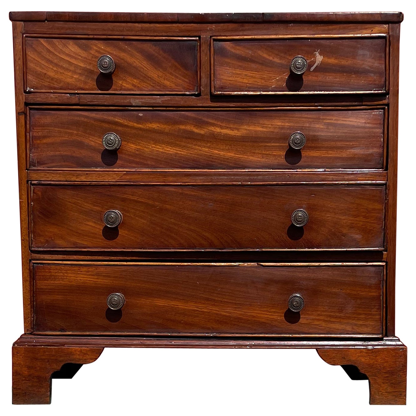 Miniature 19th Century Chest of Drawers For Sale