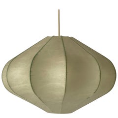 Vintage Cocoon Pendant Lamp by Goldkant, 1960s, Germany