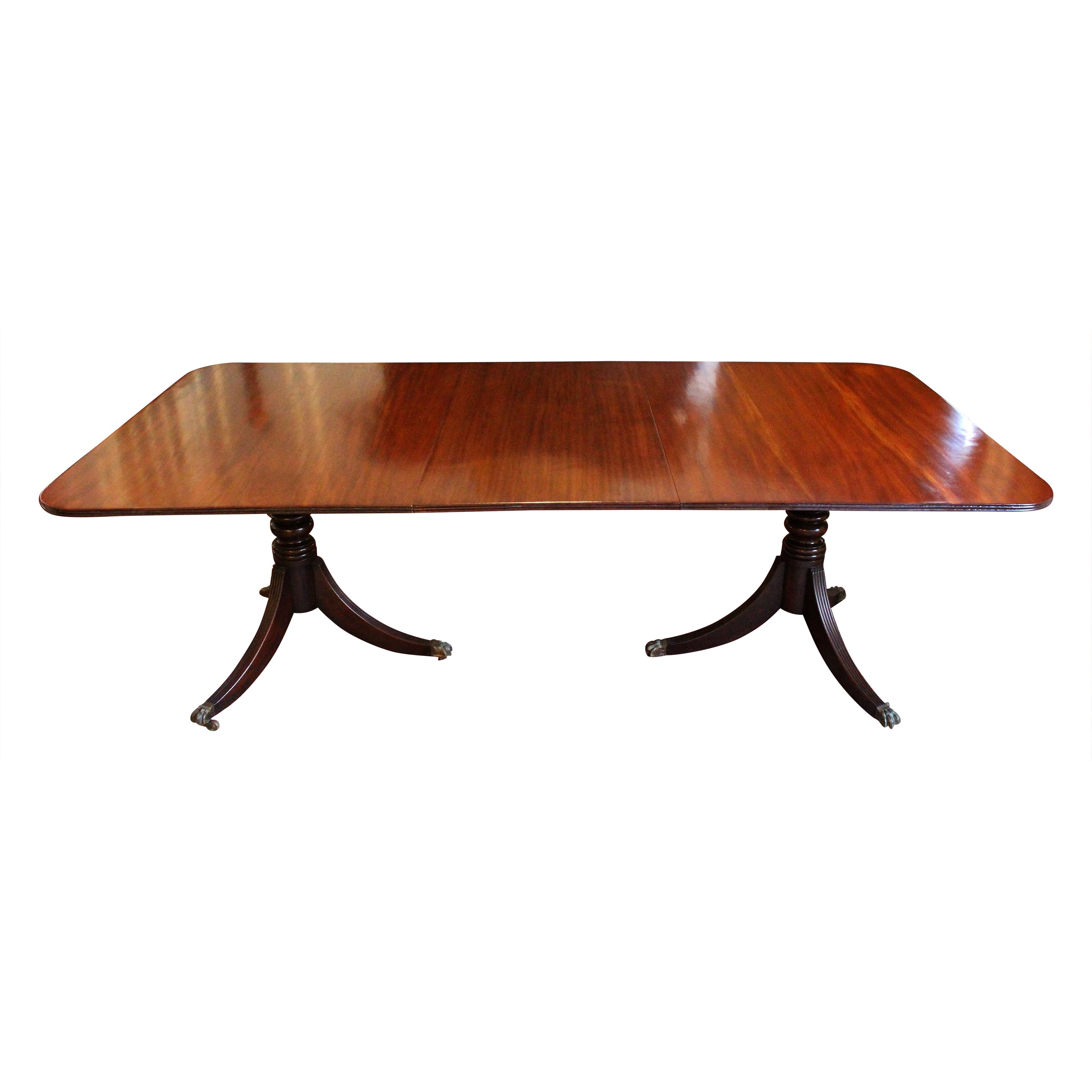 English c. 1835 William IV Period Dining Table For Sale