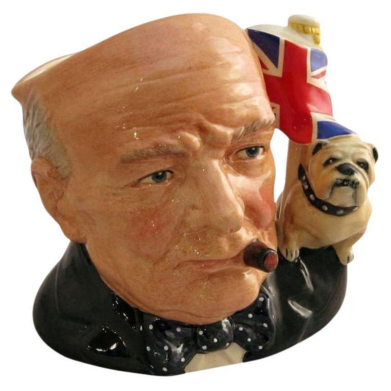Winston Churchill Character Jug by Royal Doulton