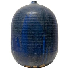 Large Vintage Studio Ceramic Moon Pot