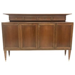 Used High-Quality Walnut Cabinet in the Style of Paolo Buffa, Italy