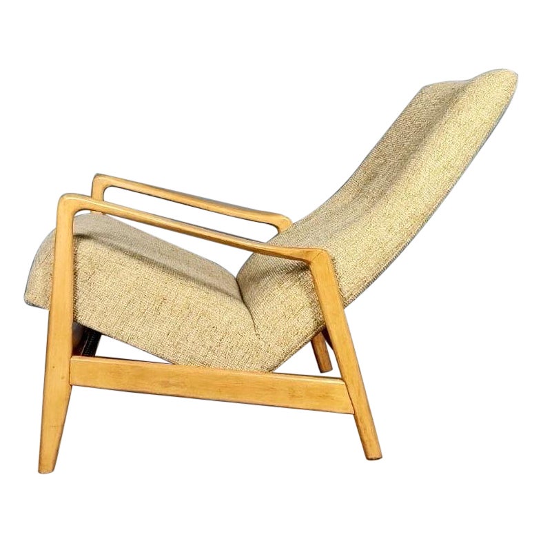Gio Ponti pour Cassina Arnestad Bruk fauteuil de salon modèle 829 vintage du milieu du siècle dernier