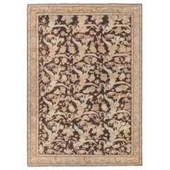 Tapis antique Karabagh Botanic Brown fait main Doris Leslie Blau