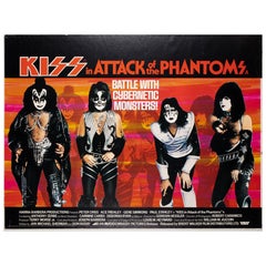 Kiss - Attack of the Phantoms 1979 UK Quad Film Poster