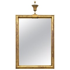 Retro Extraordinary Tommi Parzinger Mirror With Finial Top
