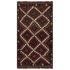 Antique Kilim with Red, Teal and Blue Geometric Patterns, from Rug & Kilim 
