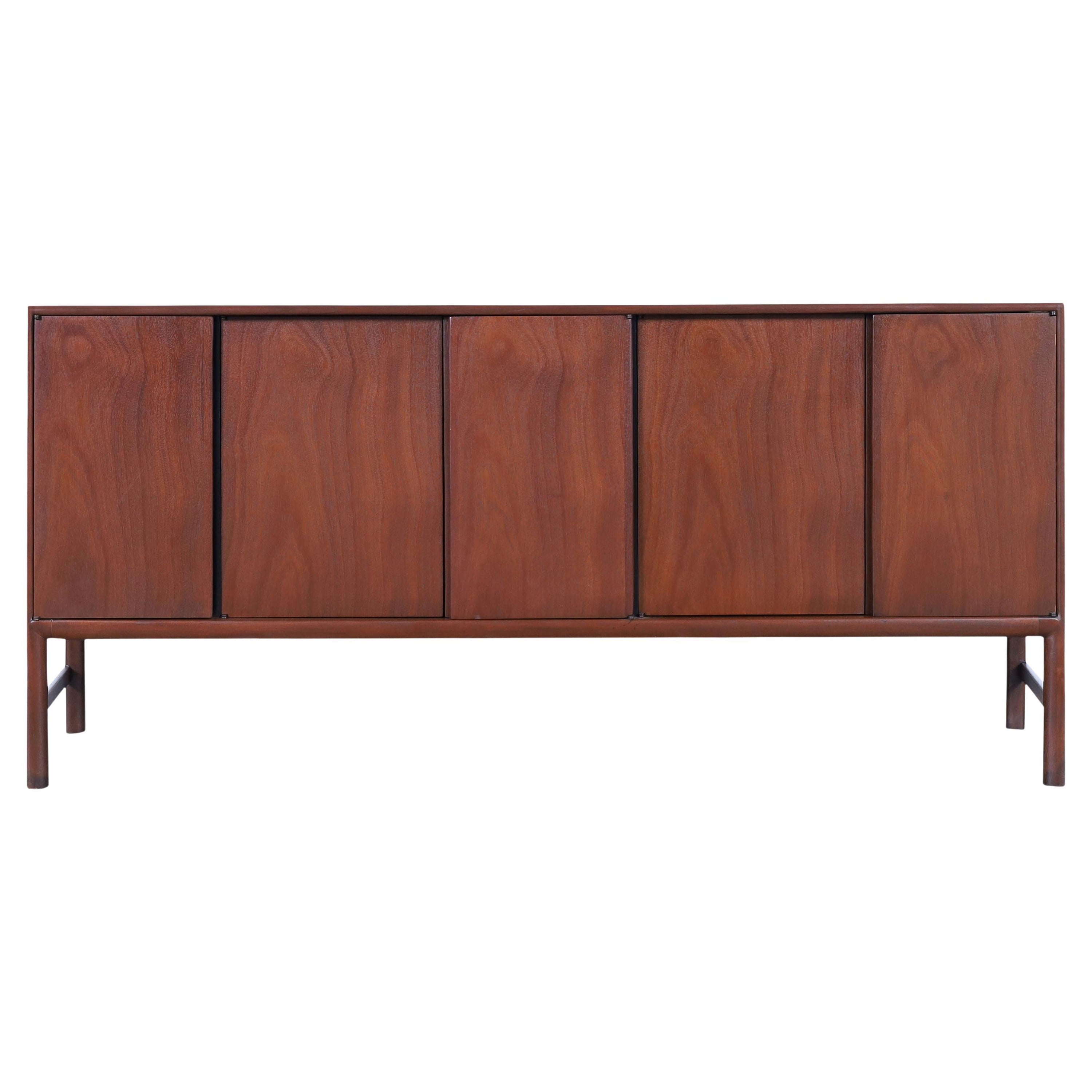 Mid-Century Walnut Credenza by Raymond Sobota for Mount Airy For Sale