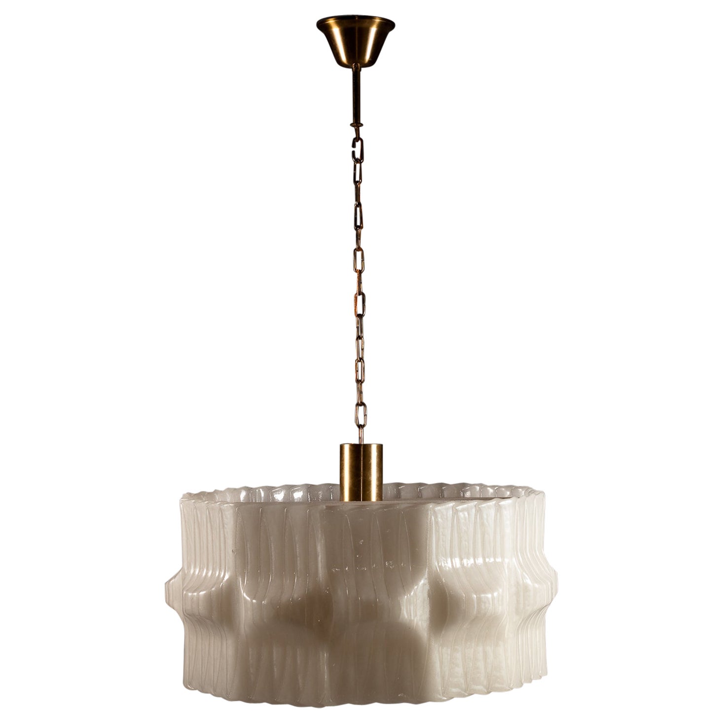 Valinte Oy, grande lampe suspendue en acrylique des années 1970, Finlande en vente