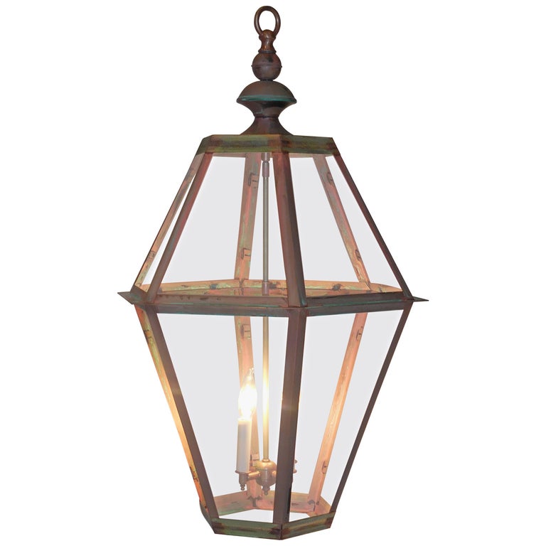 Large Copper Lantern at 1stDibs