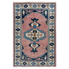 5.5x8 Ft Traditional Vintage Turkish Tribal Rug, Hand Knotted Village Carpet