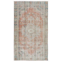 4,8x8,3 Ft Shabby Chic Vintage Handgefertigter Anatolischer Teppich für Bauernhaus-Dekor