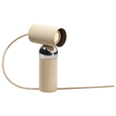 Flos Bilboquet Table Lamp of Polycarbonate and Steel in Linen Color