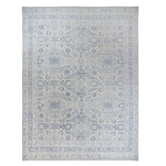 13.8x17 Ft New Turkish Oushak Wool Rug, Hand-Knotted Turkey, Oversize Carpet