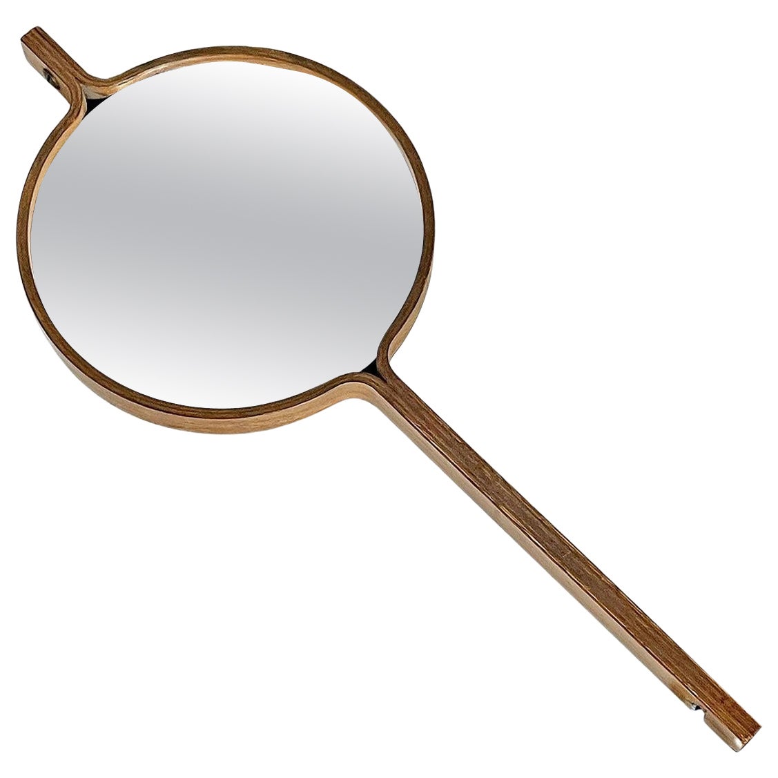 Hand/Wall Mirror in Teak by Bech & Starup Denmark -1960s For Sale