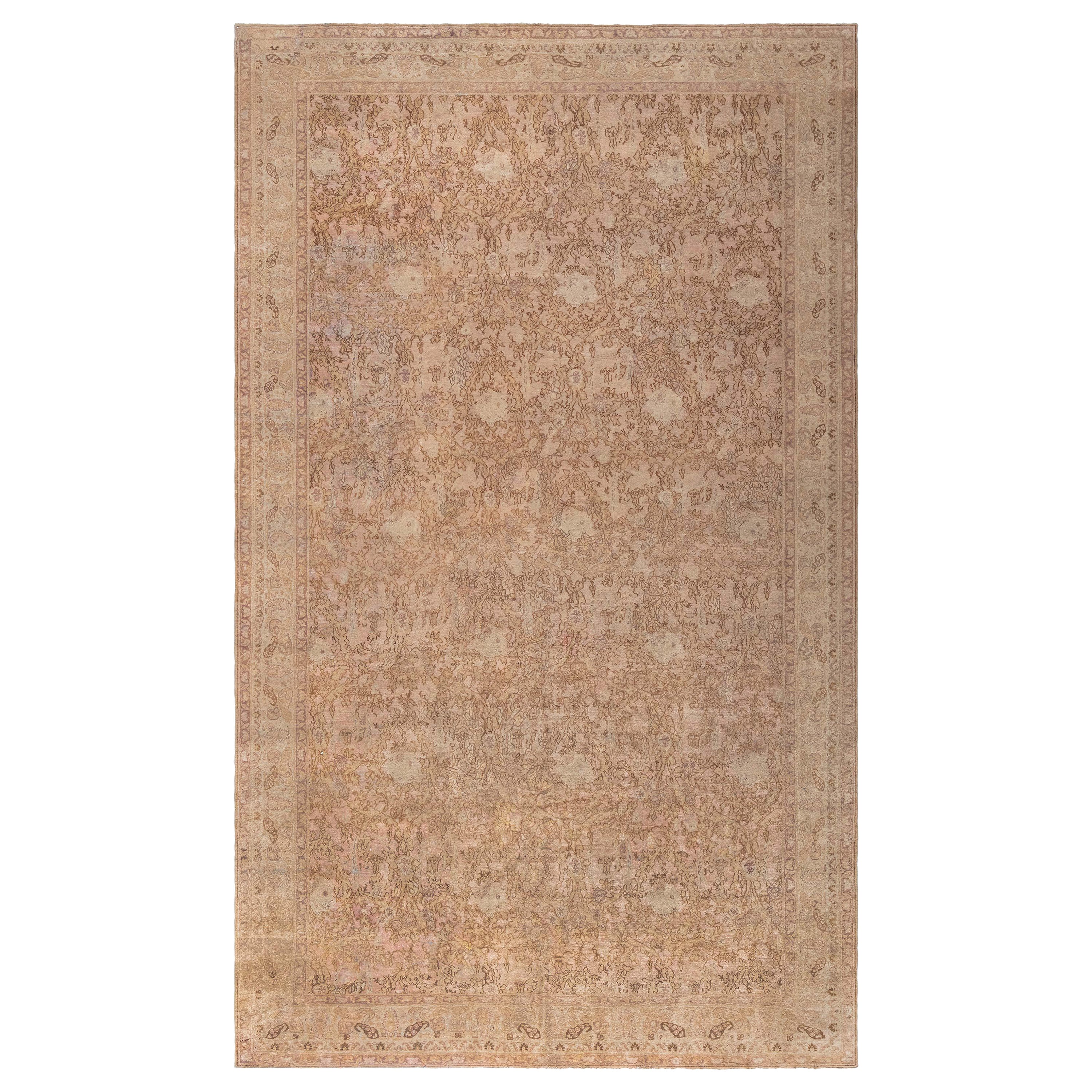 Authentic Antique Indian Amritsar Rug For Sale