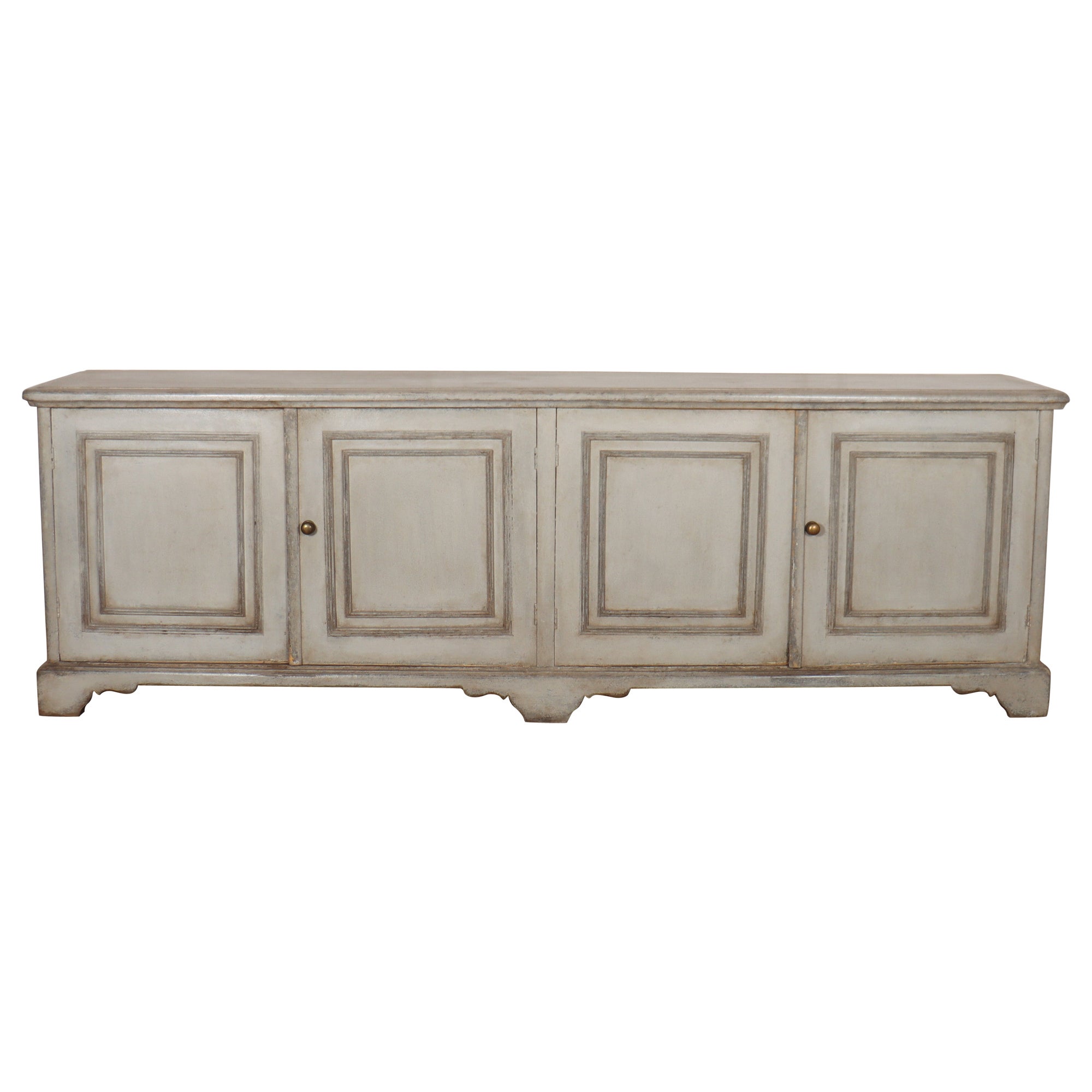 German Painted Pine Enfilade For Sale