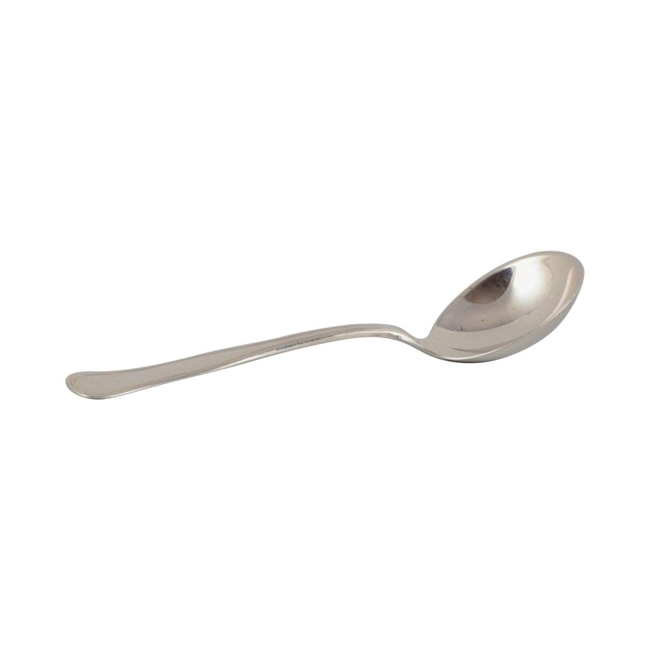 Cohr, Danish silversmith. "Old Danish" serving spoon in 830 silver. For Sale