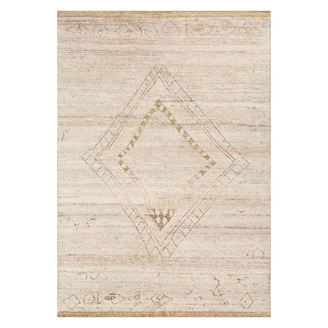 Neutral Dunes Light Camel and Light Camel 180x270 cm Hand Knotted Rug ...