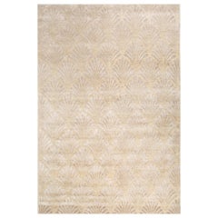 Serenity Bliss Medium Tan & Weiß 180X270 cm Handgeknüpfter Teppich