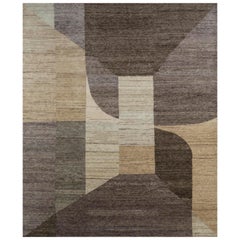 Cultural Odyssey Cola & Dark Brown 240x300 cm Hand Knotted Rug