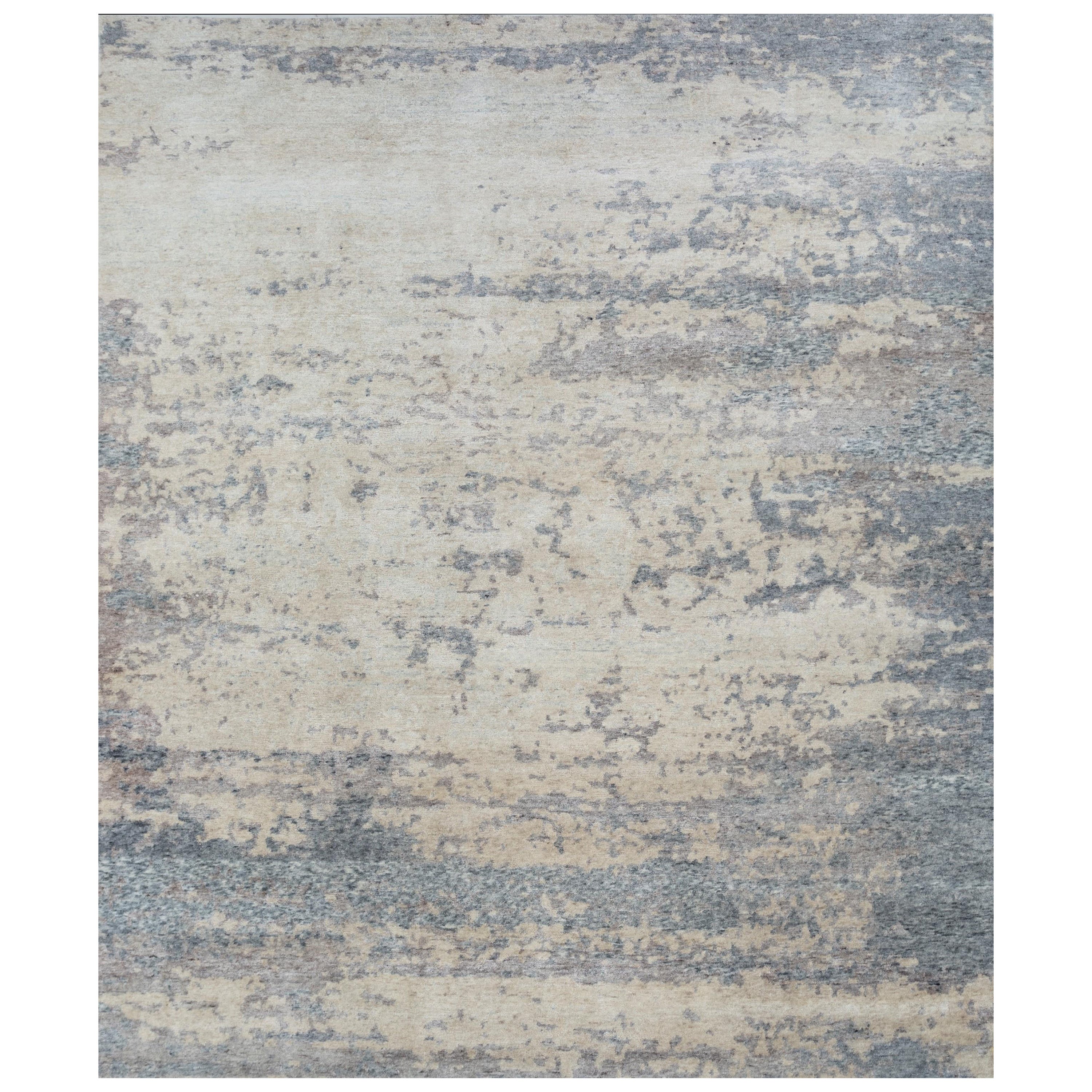 Timeless Reflections Medium Tan & Silver 240X300 cm Handknotted Rug