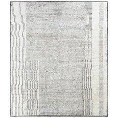 Tapis linéaire Grace Natural Beige & Natural Gray 180X270 cm noué à la main