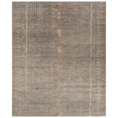 Sublime Simplicity Medium gray & Nickel 240x300 Cm Handknotted Rug