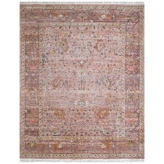 Whimsical Evolution Soft Coral & Shell Pink 240X300 Cm Handknotted Rug