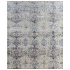 Whiting of Unseen Tappeto antico bianco e blu perla 180X270 cm annodato a mano