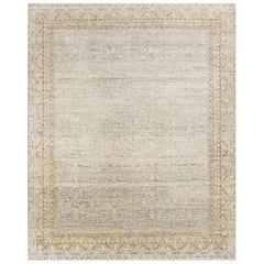 Lustrous Haven Sage Green & Medium Gold 180X270 cm Handknotted Rug