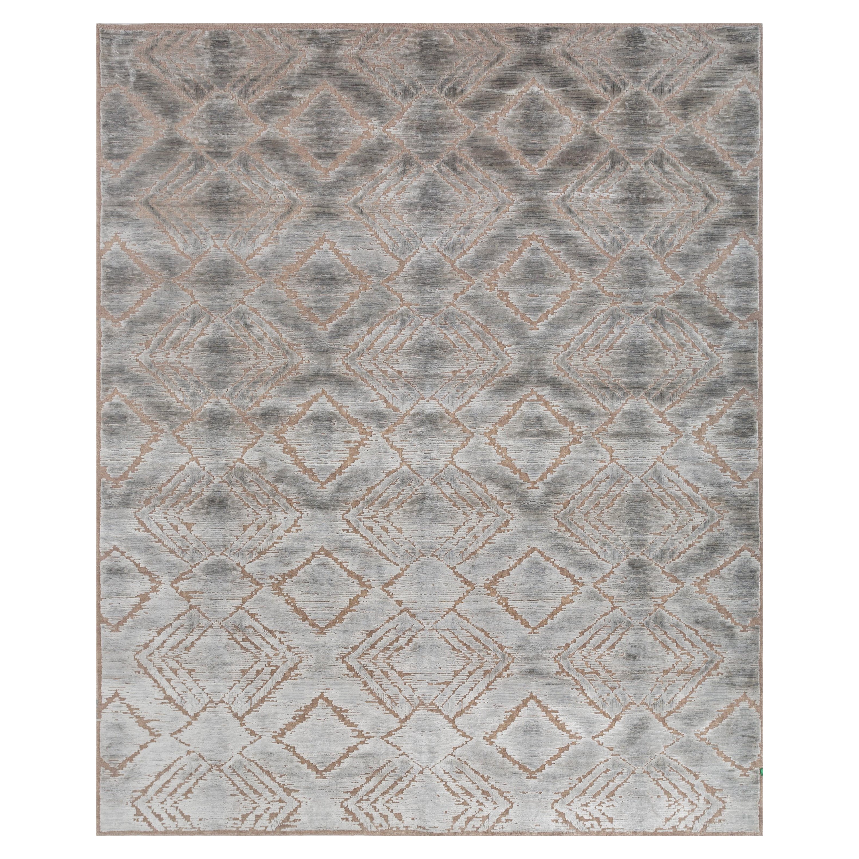 Delicate Balance Dark Ivory 240X300 cm Handknotted Rug For Sale