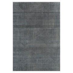 Sombras Urbanas Ashwood Gris Medio 200x300 cm Alfombra Anudada a Mano