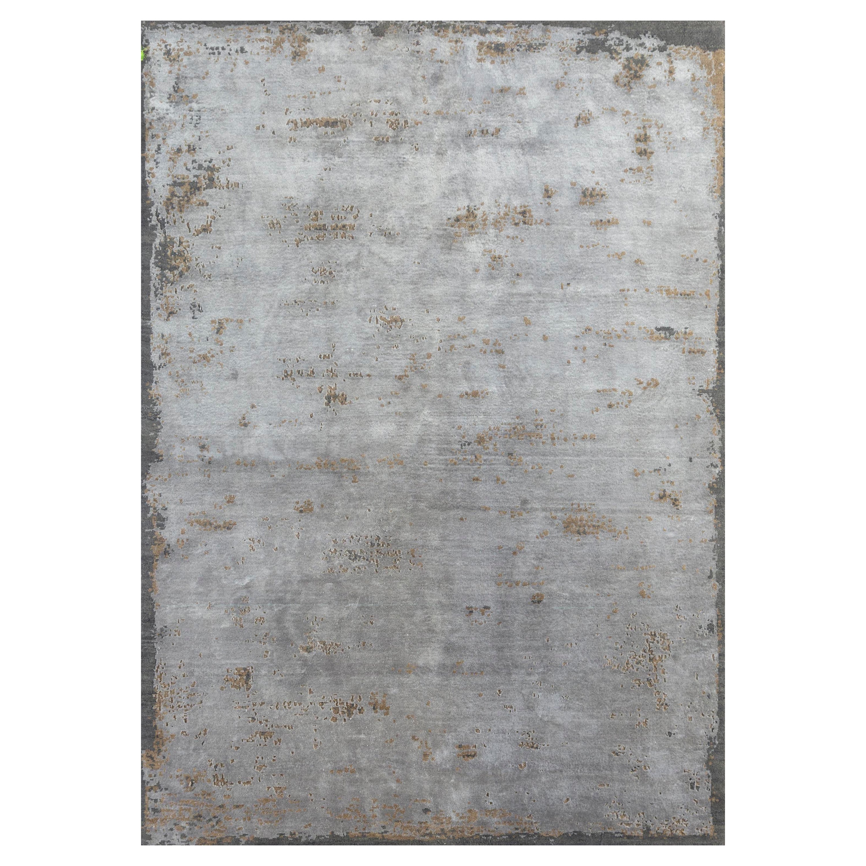 Serene Fusion Nickel & Clay 180X270 cm Handknotted Rug For Sale