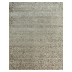 Alfombra Prismática Anudada a Mano Blanco Susurro y Blanco antiguo 300X420