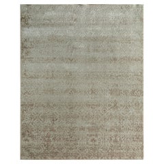 Tapis Prismatique Whisper blanc et blanc antique 300X420 noué à la main