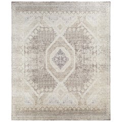 Tapis noué à la main, brun clair souple, 180X270 cm